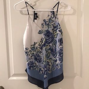Floral bandana tank
